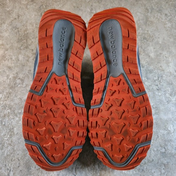 Size 12 New Balance 590 Hiking Shoes Black Orange Trail Outdoor *No Insoles*